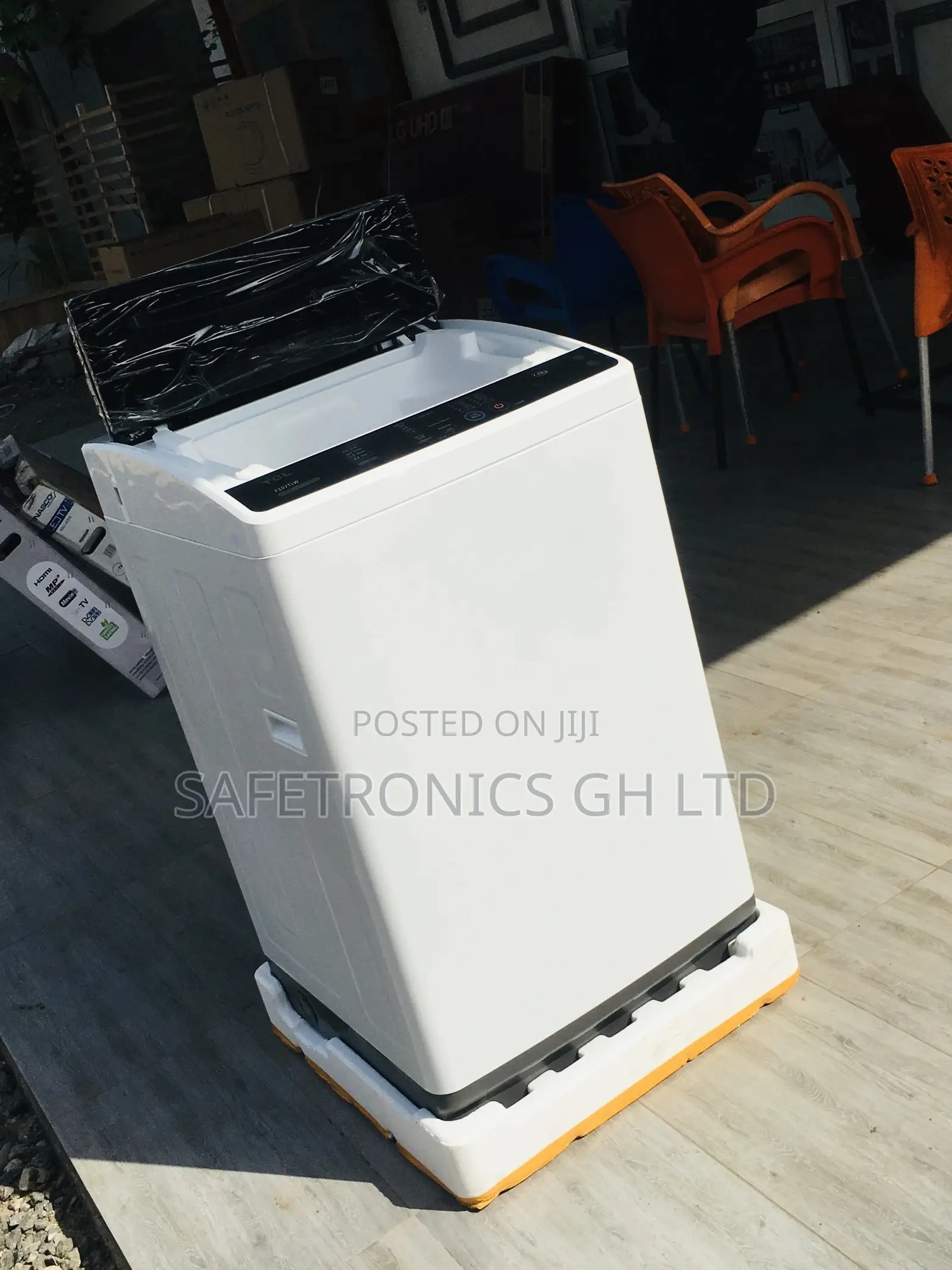 8kg Washingmachine Electric Gray Topload TCL Semiautomatic