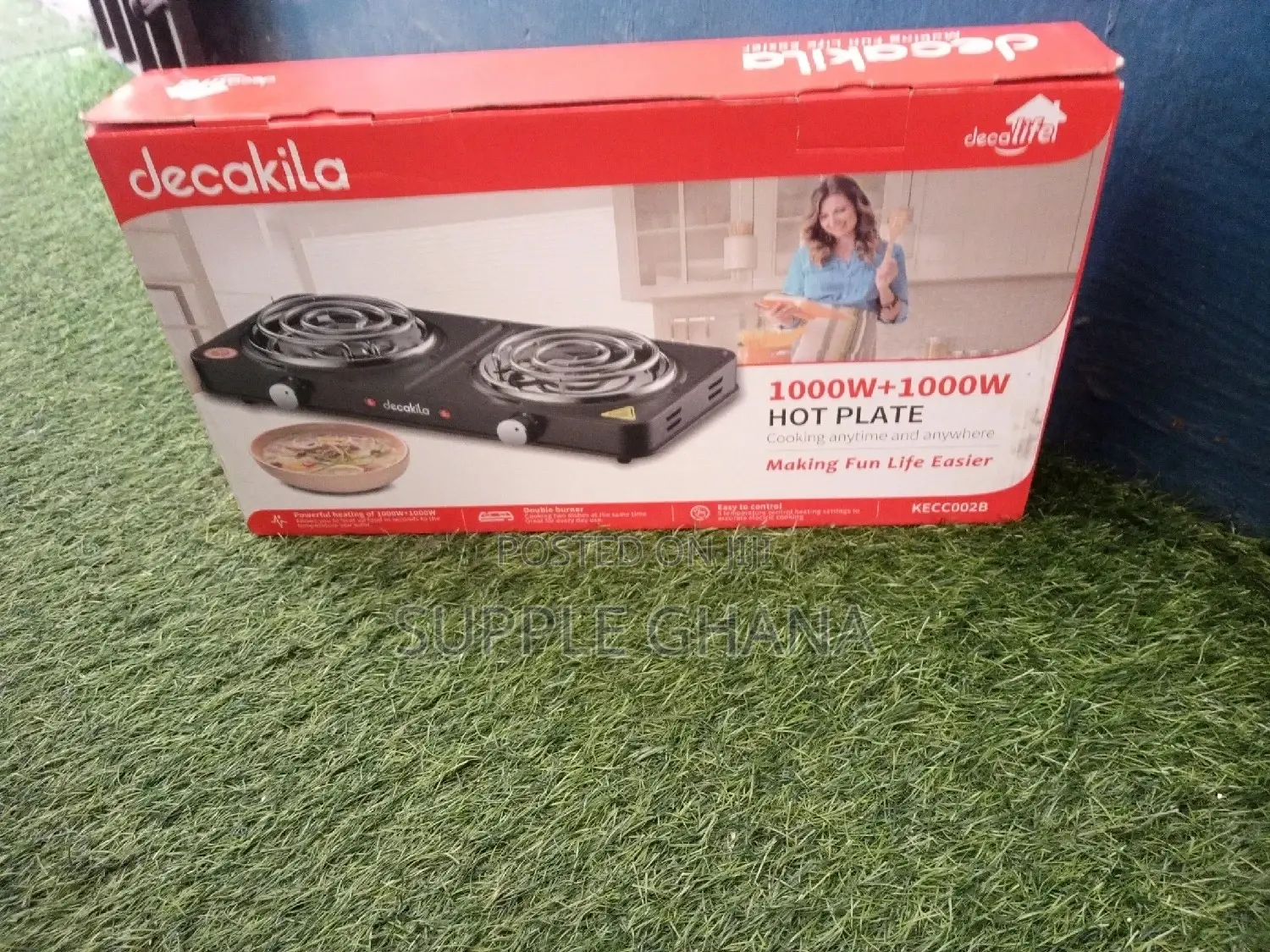 Decakila Hot Plate Fast Cooking Hot Plate