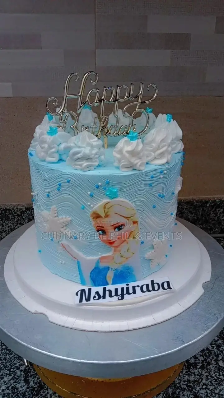 Elsa Theme Cake