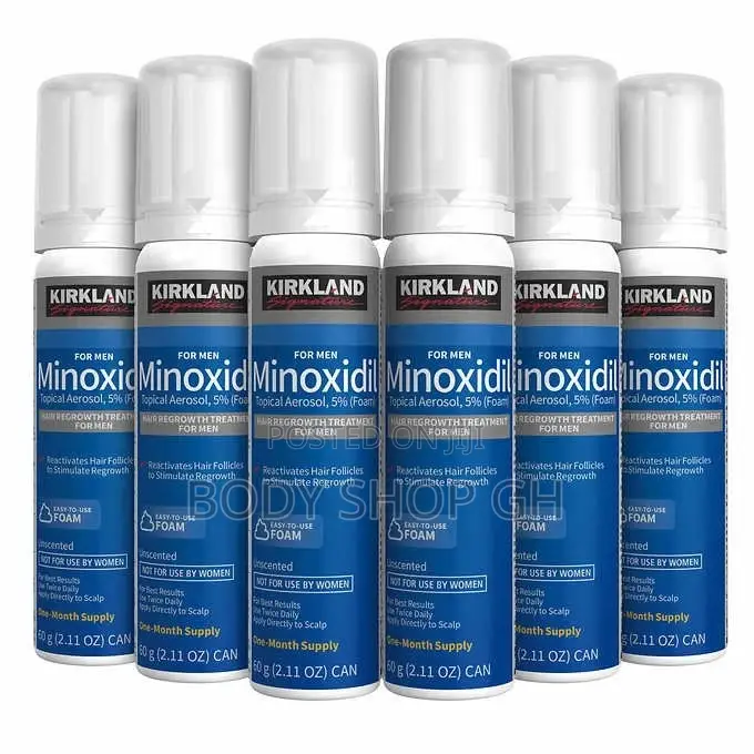 Kirkland Minoxidil Foam - Made in USA [ Beard and Hairline]
