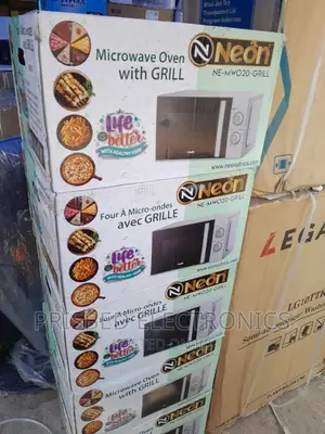Neon Microwave Oven With Grill