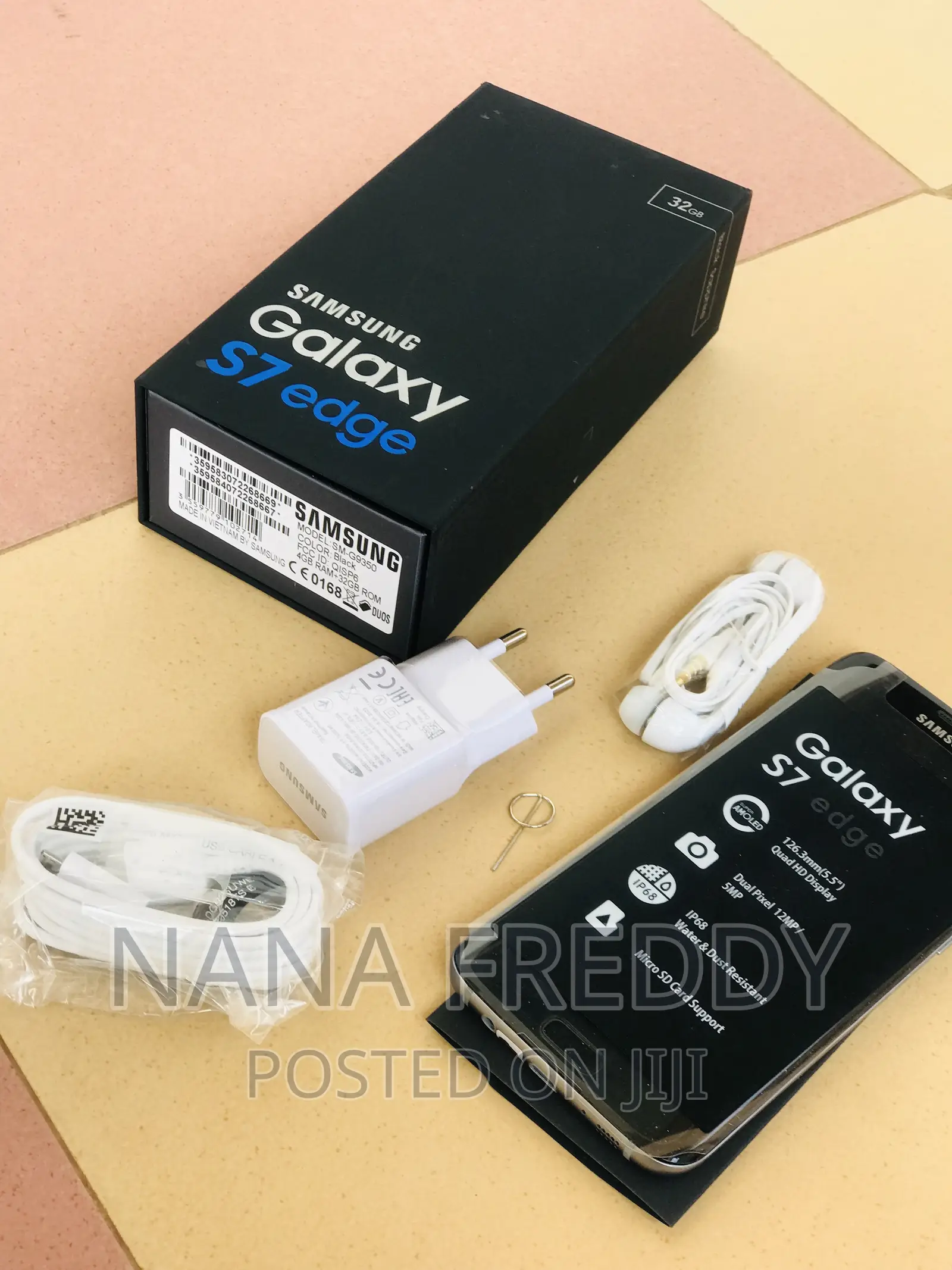 New Samsung Galaxy S7 edge 32 GB Black