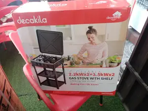 Fresh in Box Gas Stove Decakila With Shelf