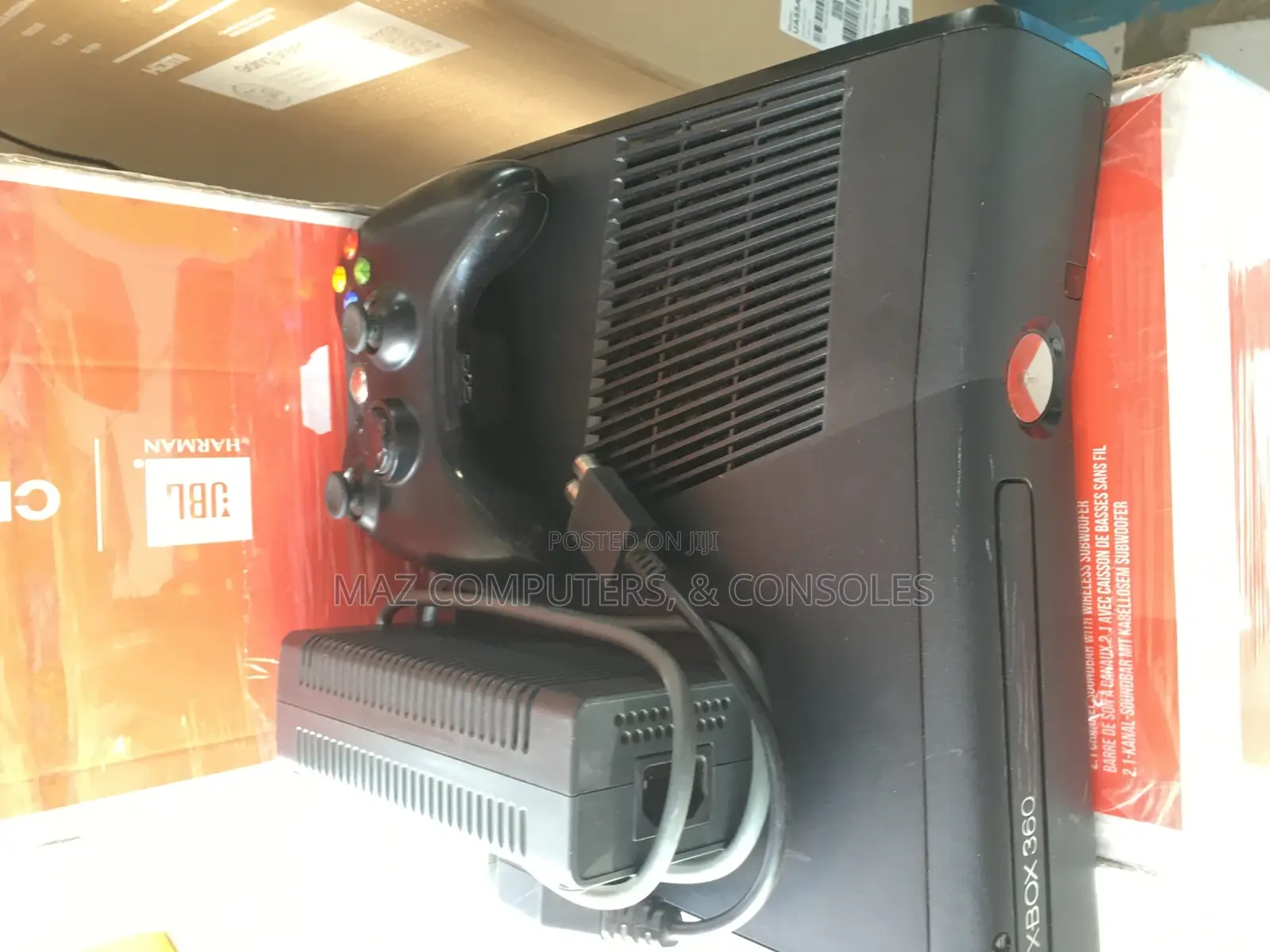 Xbox 360 Slim With 20 Crazy Games