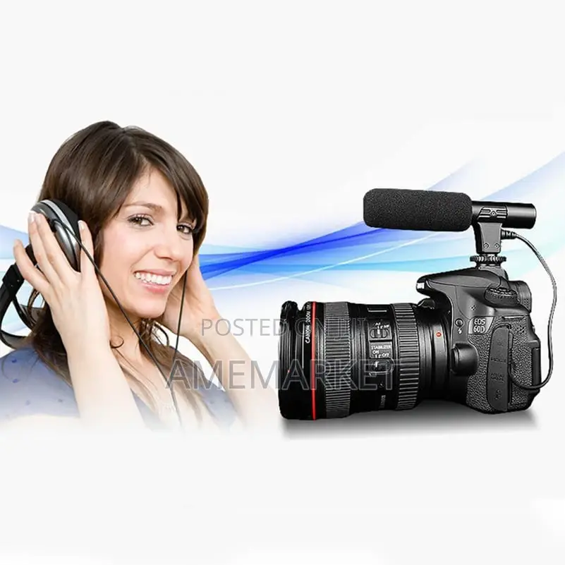 Mic-01 SLR Camera Dv Stereo Interview Recording Microphone