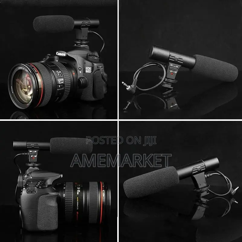 Mic-01 SLR Camera Dv Stereo Interview Recording Microphone