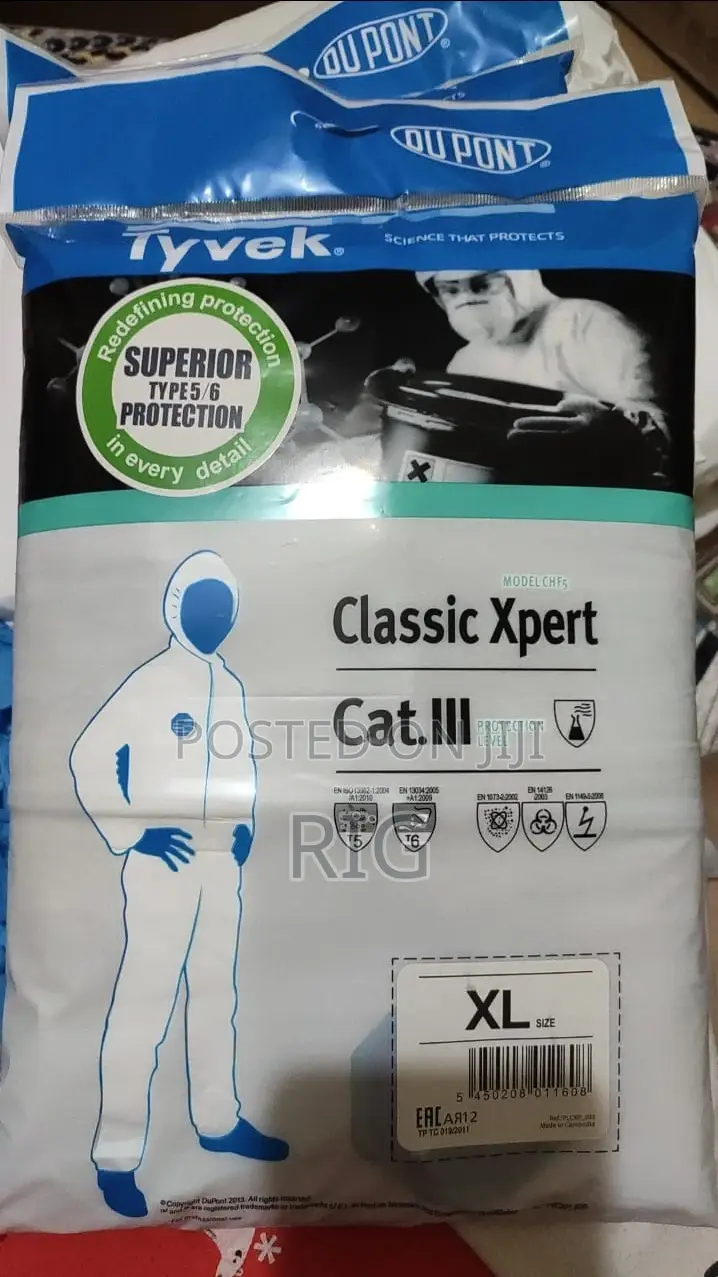 Dupont Tyvek Classic Xpert Cat Iii Disposable Coveralls