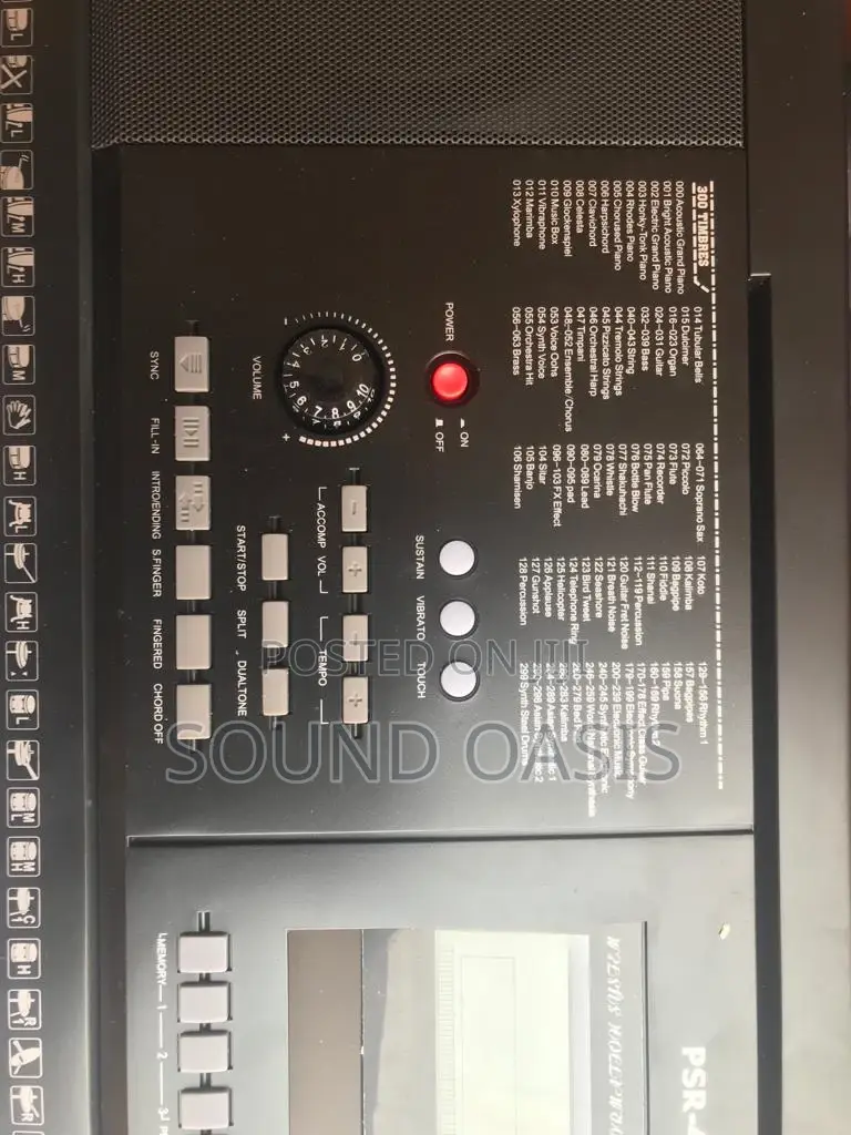 Electronic Keyboard PSR-493 61key (With Usb Music Player)