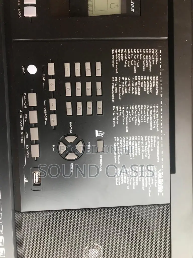 Electronic Keyboard PSR-493 61key (With Usb Music Player)