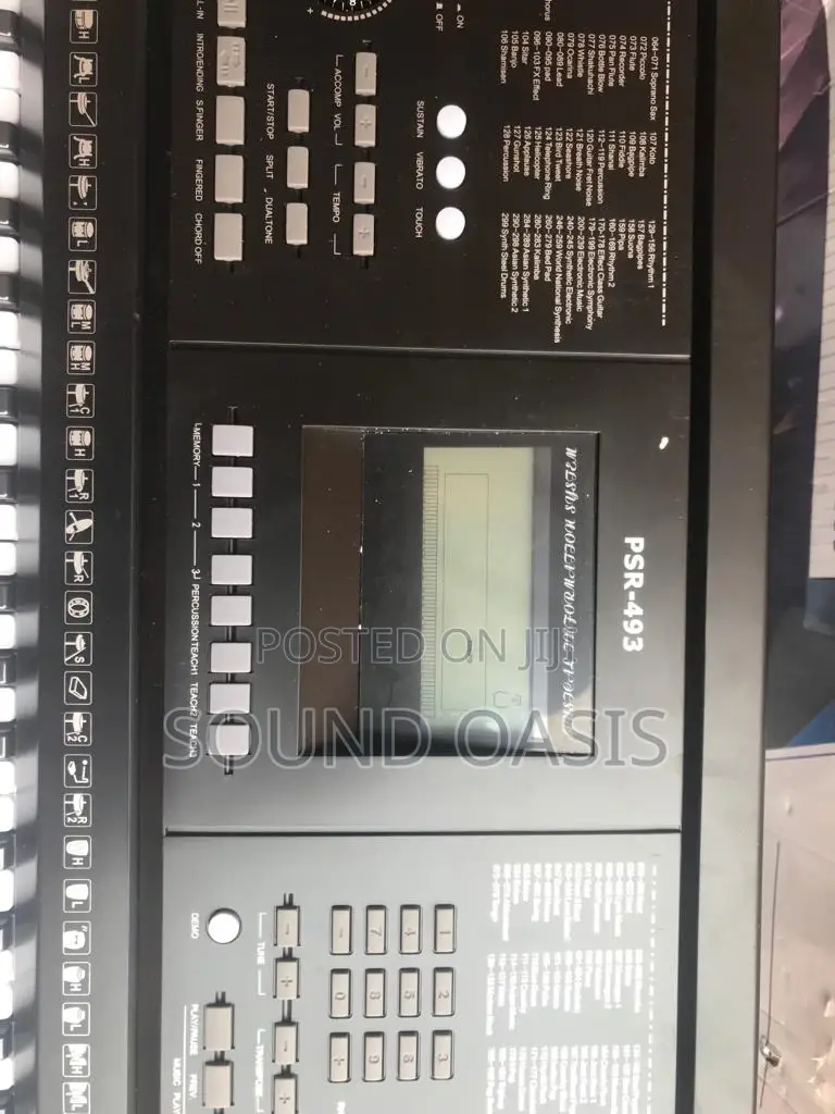 Electronic Keyboard PSR-493 61key (With Usb Music Player)