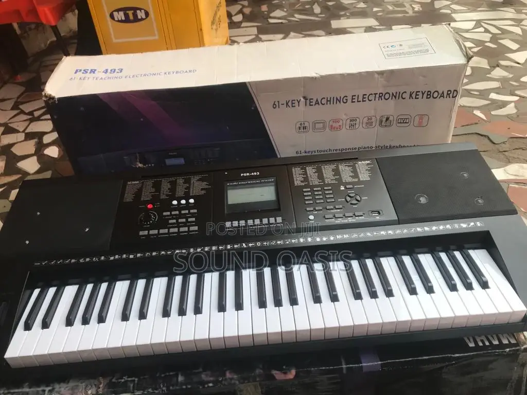 Electronic Keyboard PSR-493 61key (With Usb Music Player)