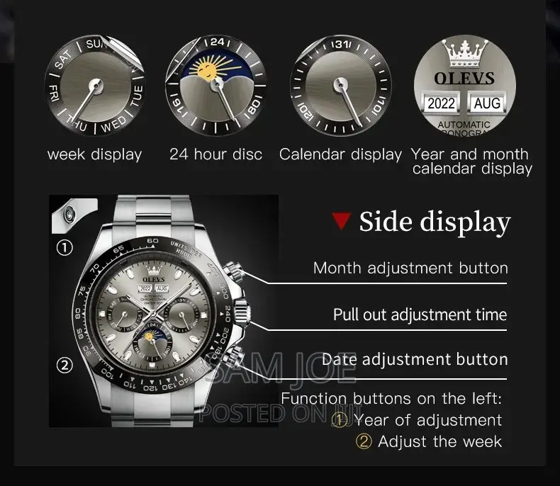 OLEVS Automatic Mechanical Watch for Men