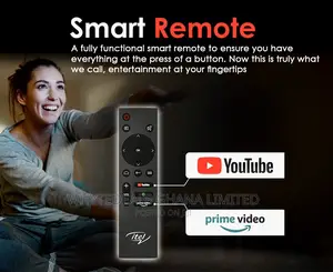 43” Frameless Smart Android Itel LED Tv-Bluetooth, Usb, HDMI