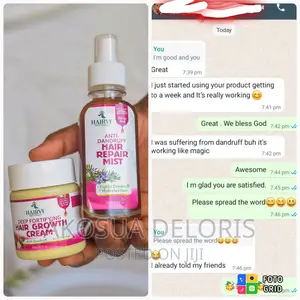 Hairvy Hair Growth Cream and Hair Repair Mist