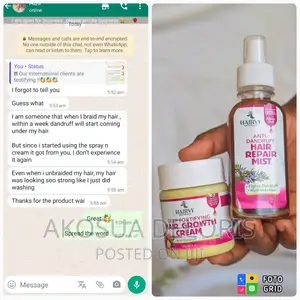 Hairvy Hair Growth Cream and Hair Repair Mist