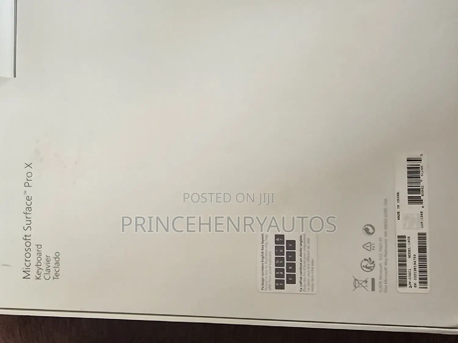 Microsoft Surface Pro Keyboard for Pro 8 and Pro X QJW-00001