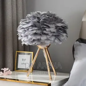 Modern Feather LED Luxury Table Lamp For Home