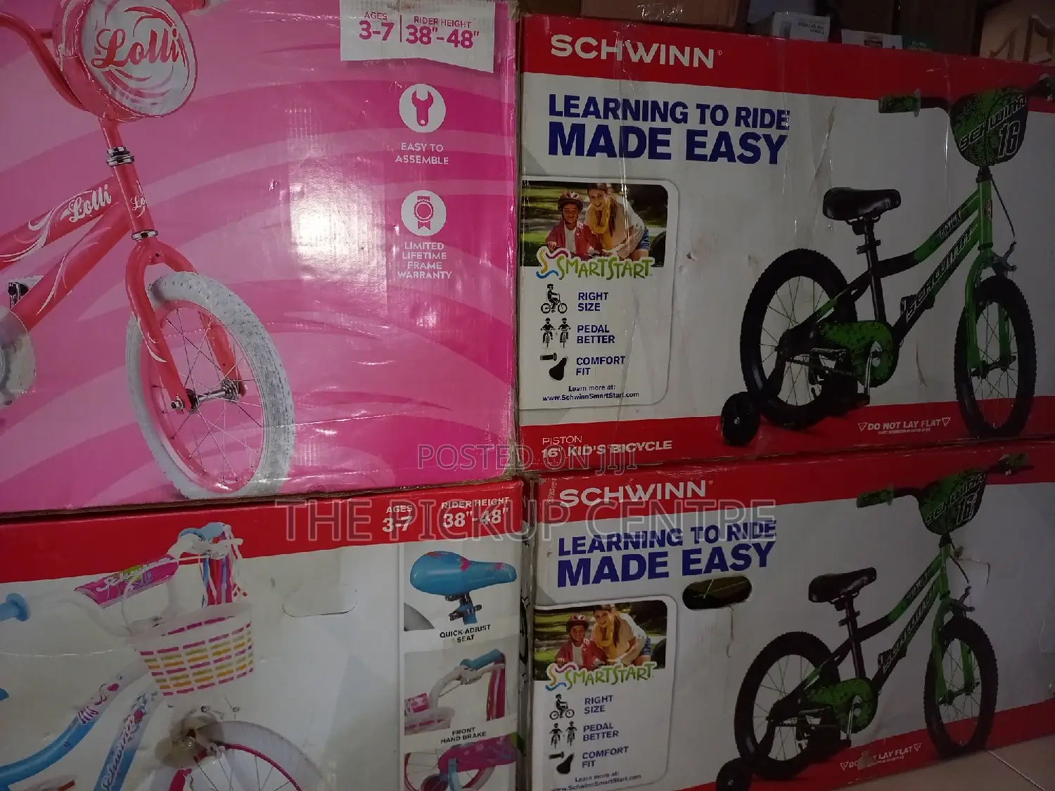 Schwinn Piston 16" Kids' Bike - Green/Pink