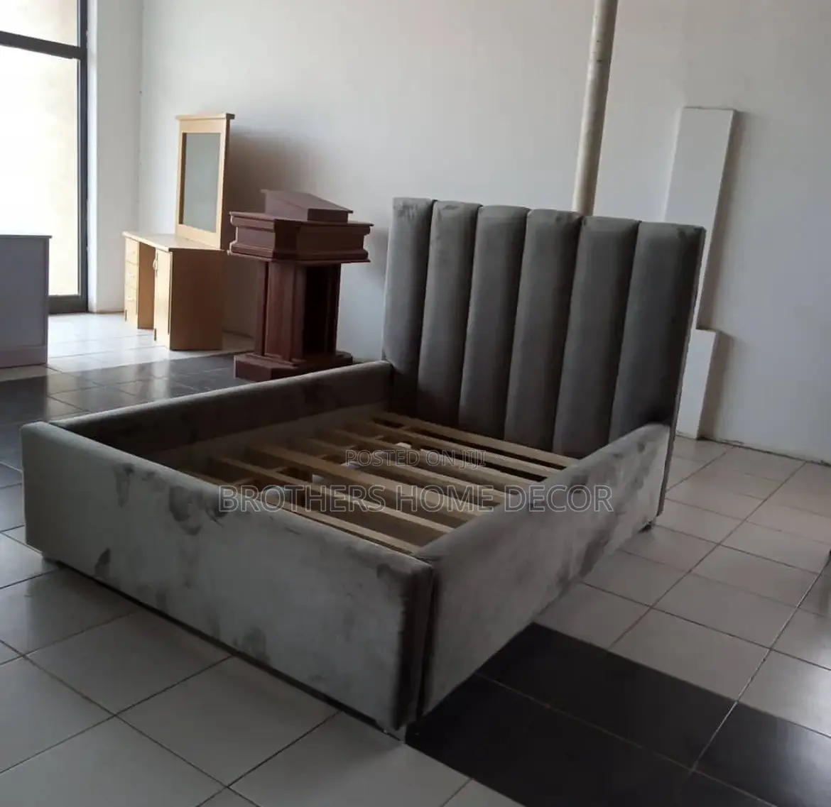 Local Double Bedframe 54x75 And Mattress // Very Strong