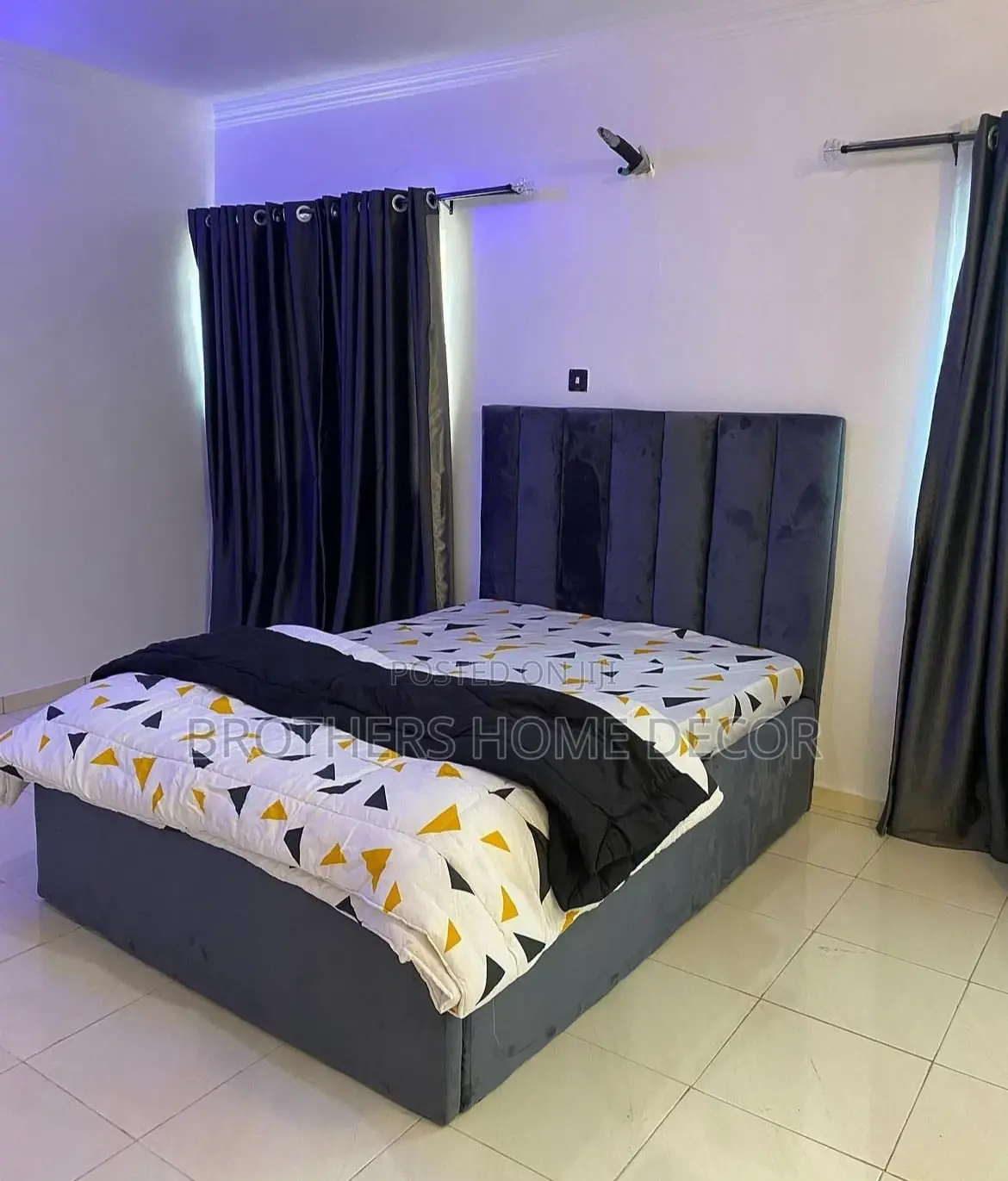 Local Double Bedframe 54x75 And Mattress // Very Strong