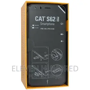 New Cat S62 Pro 128 GB Black