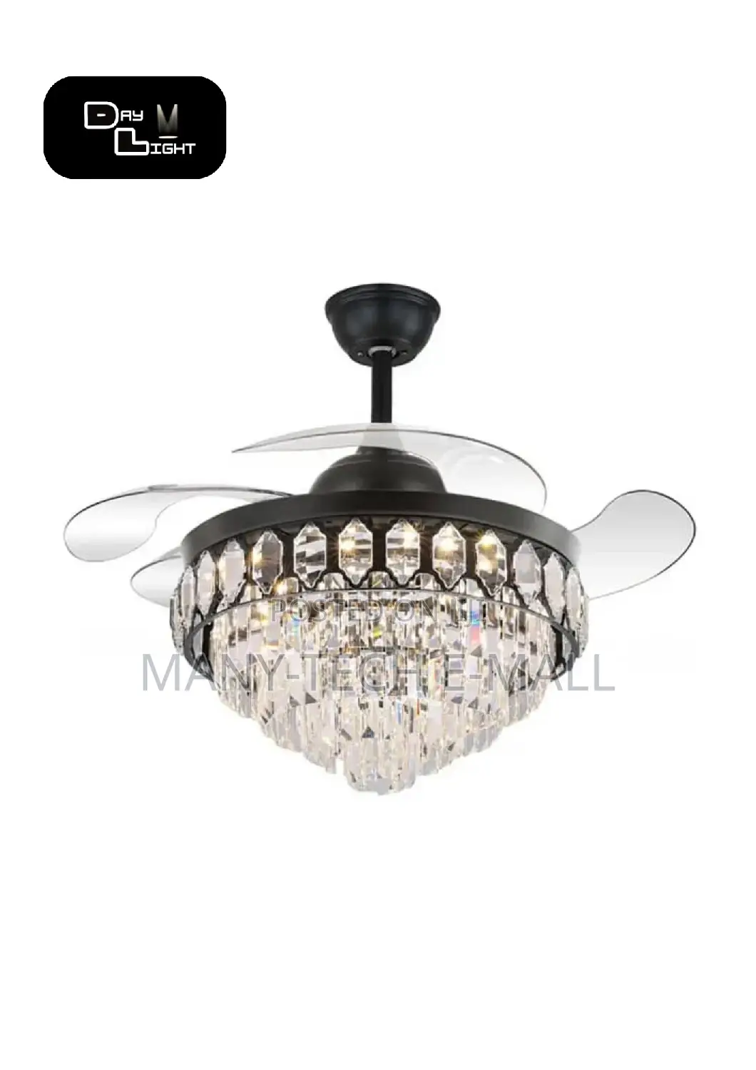 Chandelier Fan With Light (Remote Control)