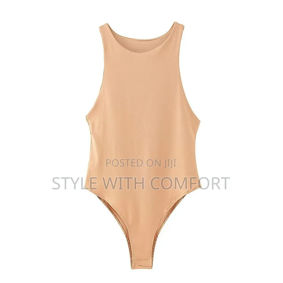 Ladies Sleeveless Bodysuit-- Cotton
