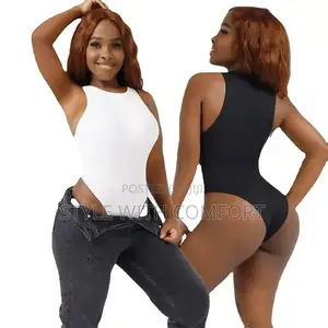 Ladies Sleeveless Bodysuit-- Cotton