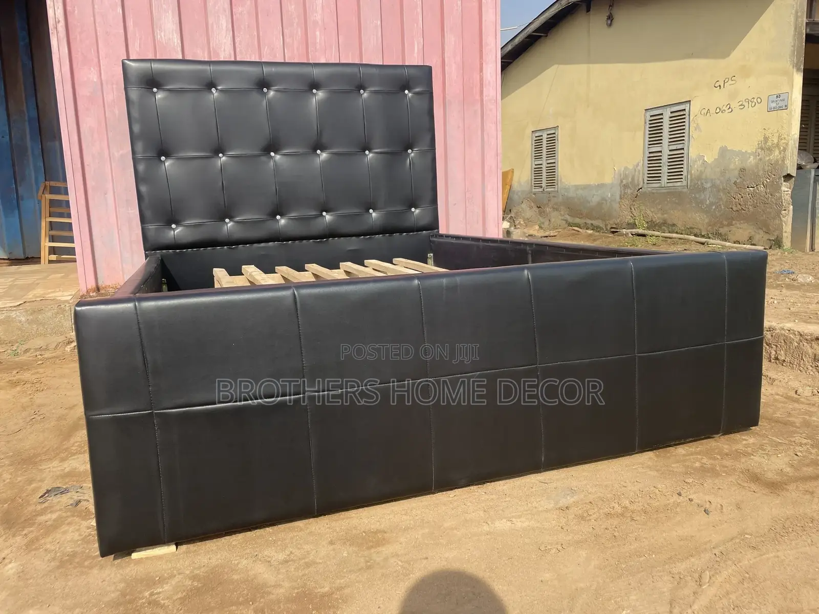 Local Ash/Latex Foam Double Bedframe 54/75