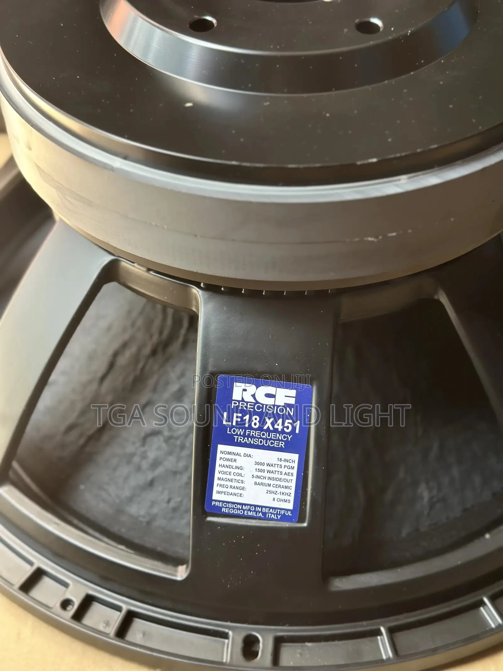 Rcf 18 Inches 3000 Watts Speakers