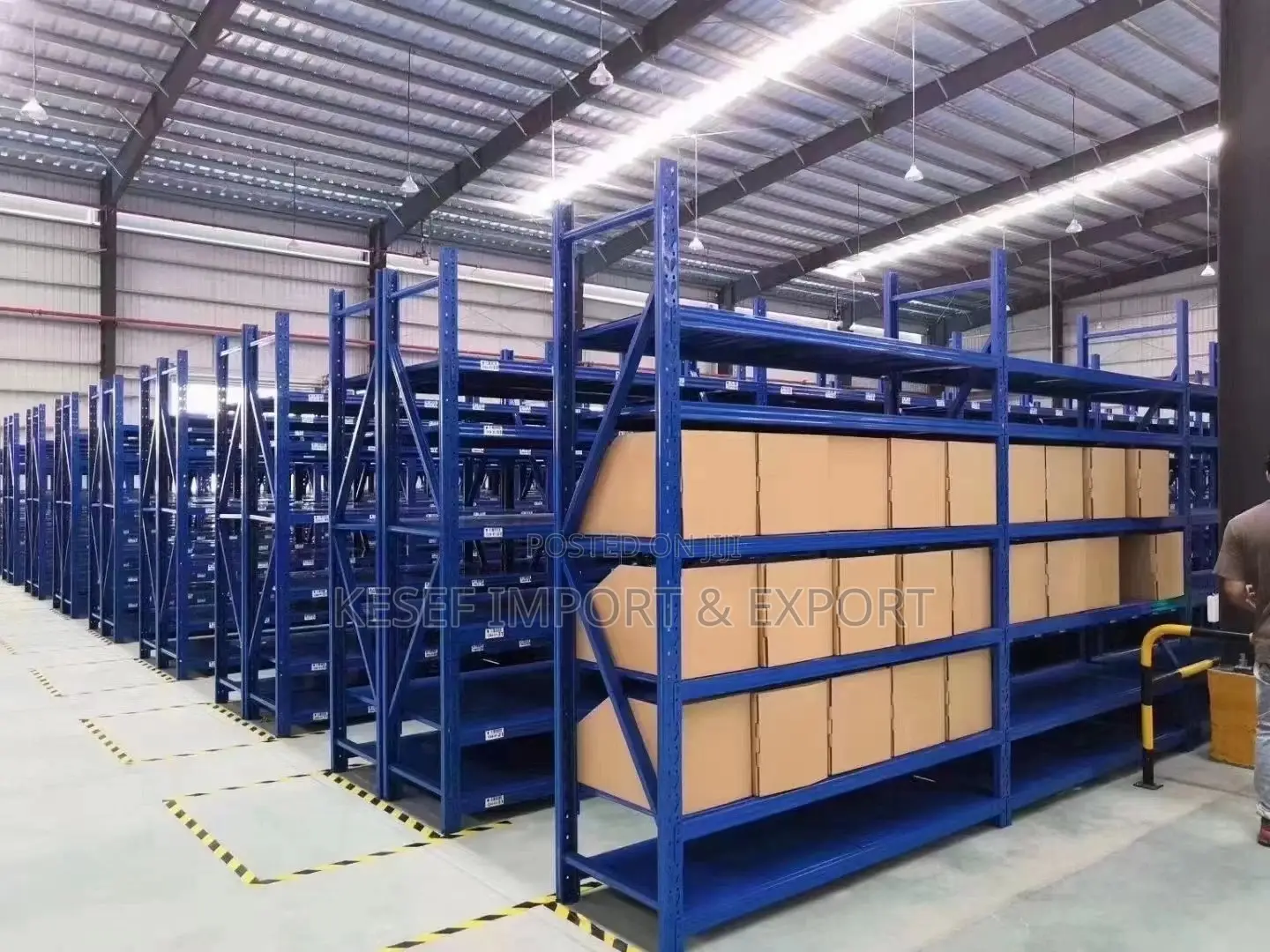 Heavy Duty 2m Warehouse Storage Rack Shelves.