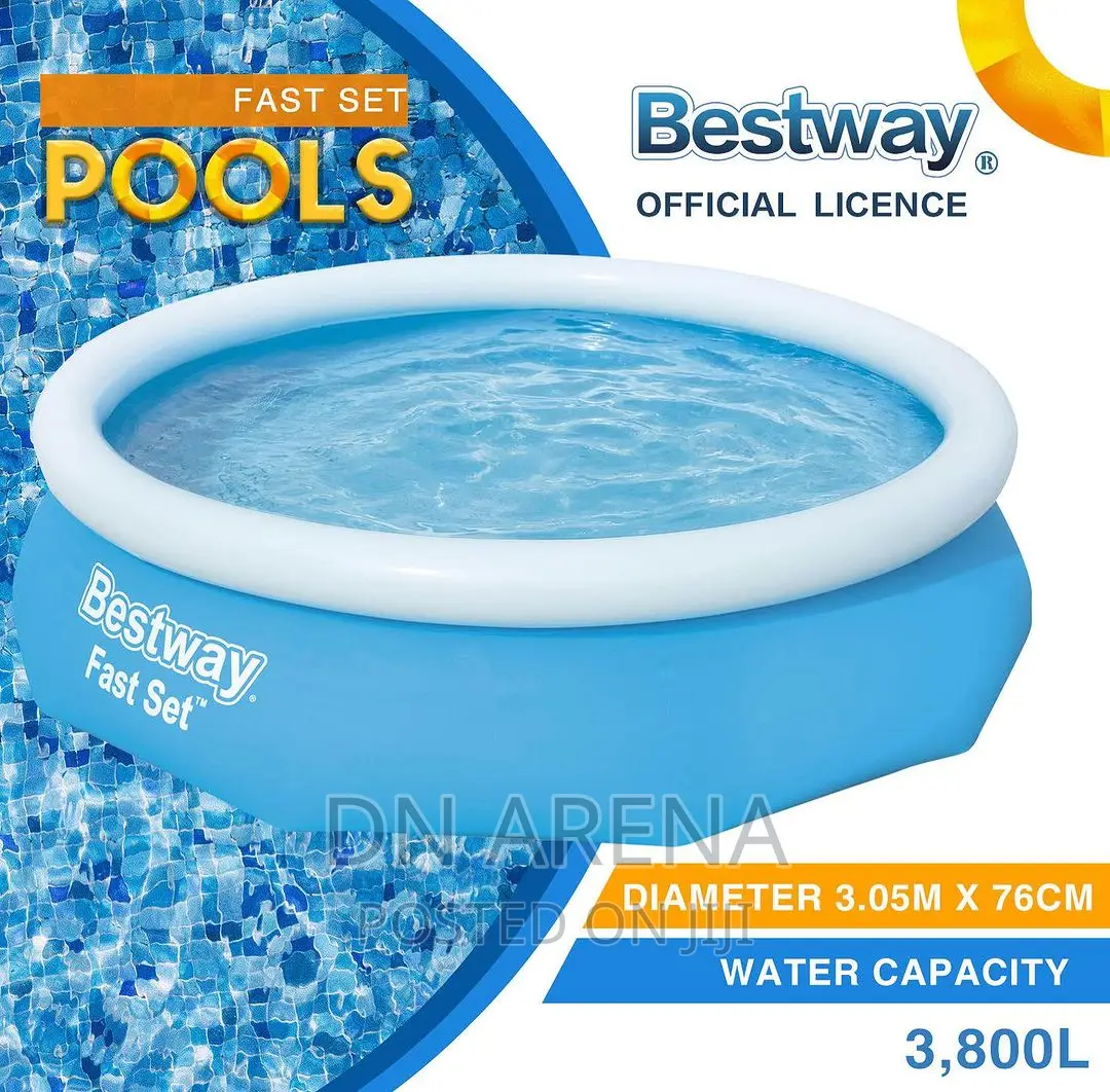 Bestway Fast Set Round Swimming Pool 3.05m*76cm Above Ground