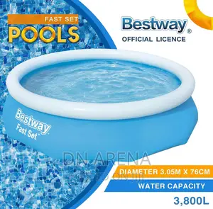 Bestway Fast Set Round Swimming Pool 3.05m*76cm Above Ground