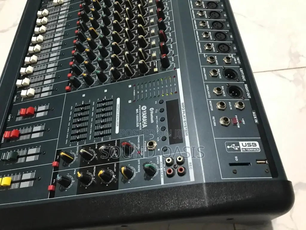 Yamaha MK-1600USB
16‐Channel Compact Power‐Mixer