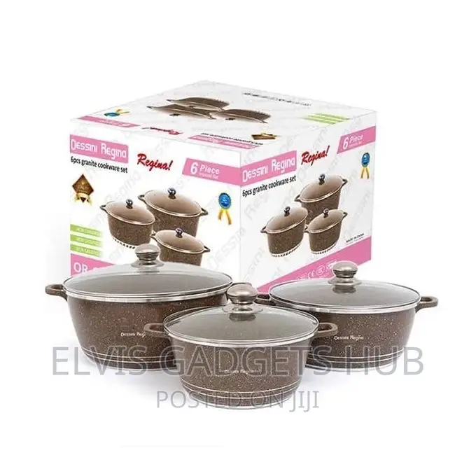 Dessini Die Cast Non-Stick Cookware Set 6pieces