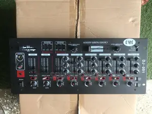 J J DJ-001 6-Channel Professional DJ Mixer