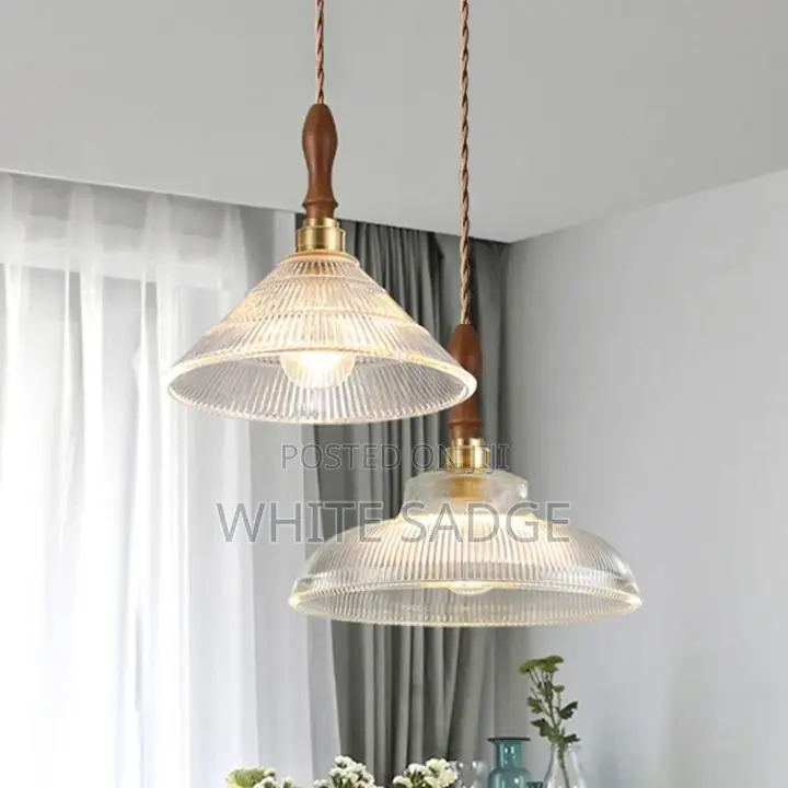 Bar Palo Pendant Light With E27 Screws Bulb
