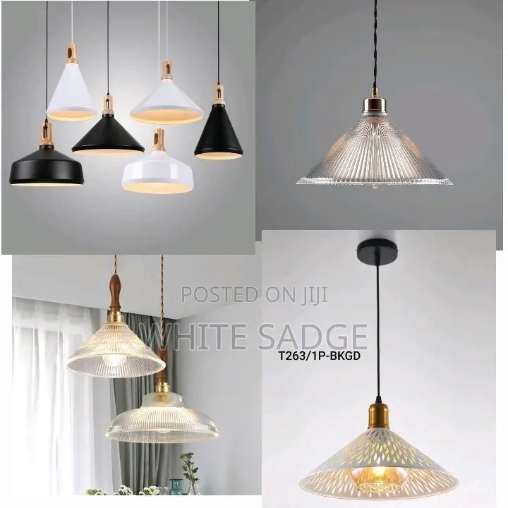 Bar Palo Pendant Light With E27 Screws Bulb