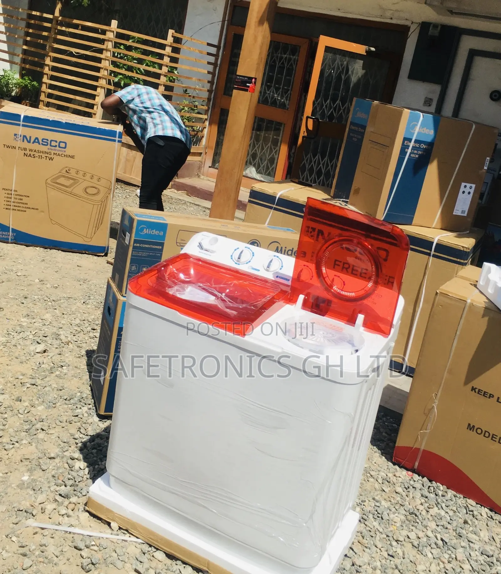 Topload Semiautomatic Electric Nasco 11kg Washingmachine