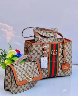 3sets Quality Designer Gucci Hand Bags