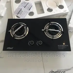 AYGAZ Built in 2 Burner Auto Ignition Glass Top Gas Hob
