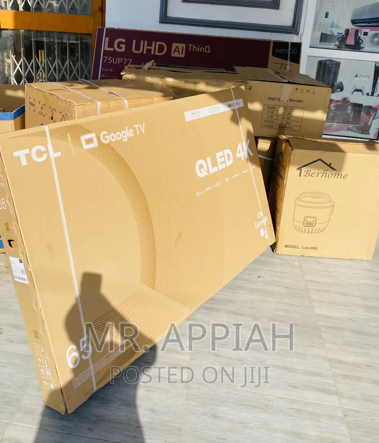 Buy Authentic TCL 65 Inch HDR Qled Smart Electric Tv.