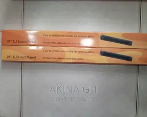 19" 1u Brush Panel