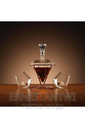 Diamond Decanter With Glasses Set From Ingenious, UK