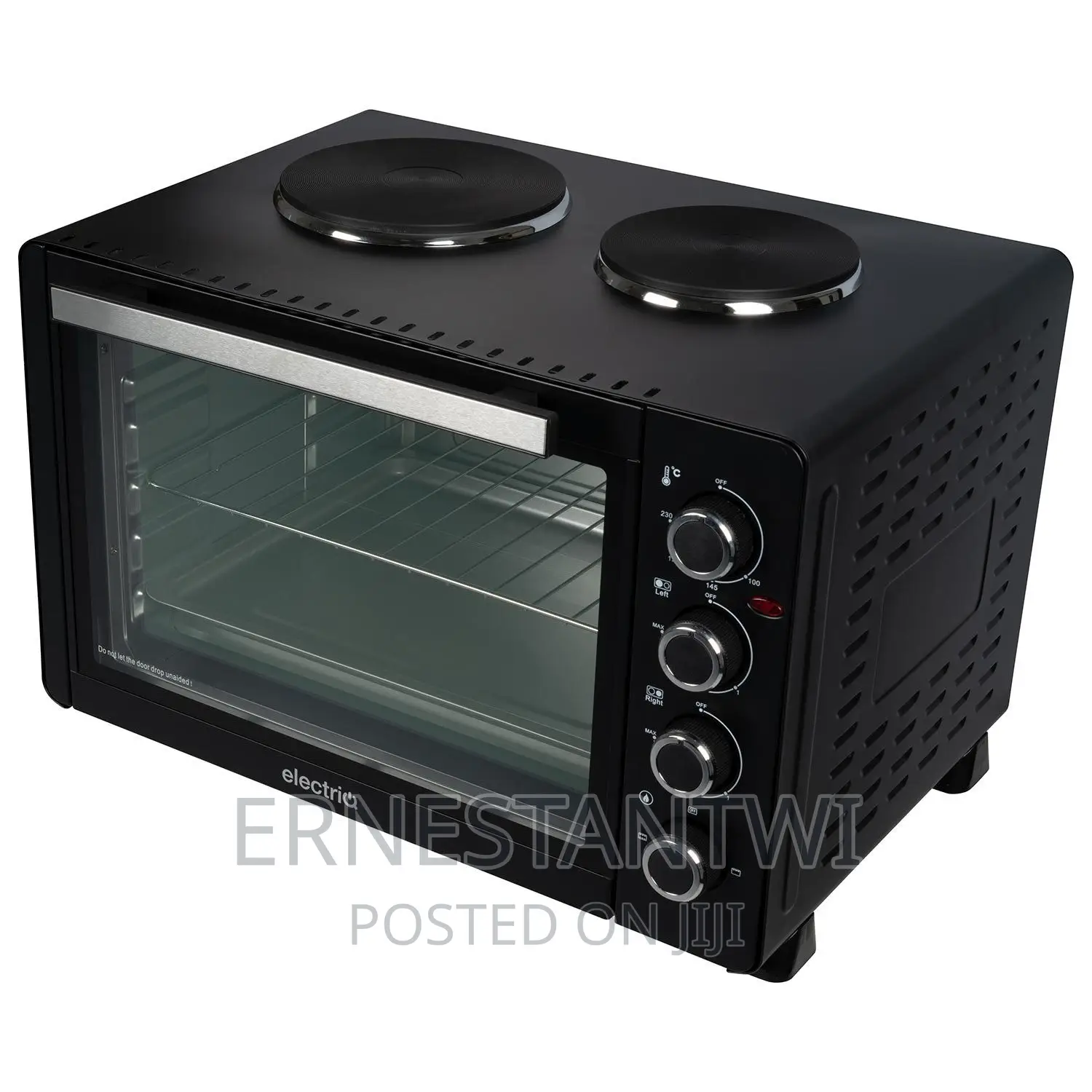 45liter Mini Oven With Dual Hotplates From Electriq, UK
