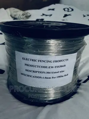 Stainless Steel Wire - 1mm Thickness X 1985m Length