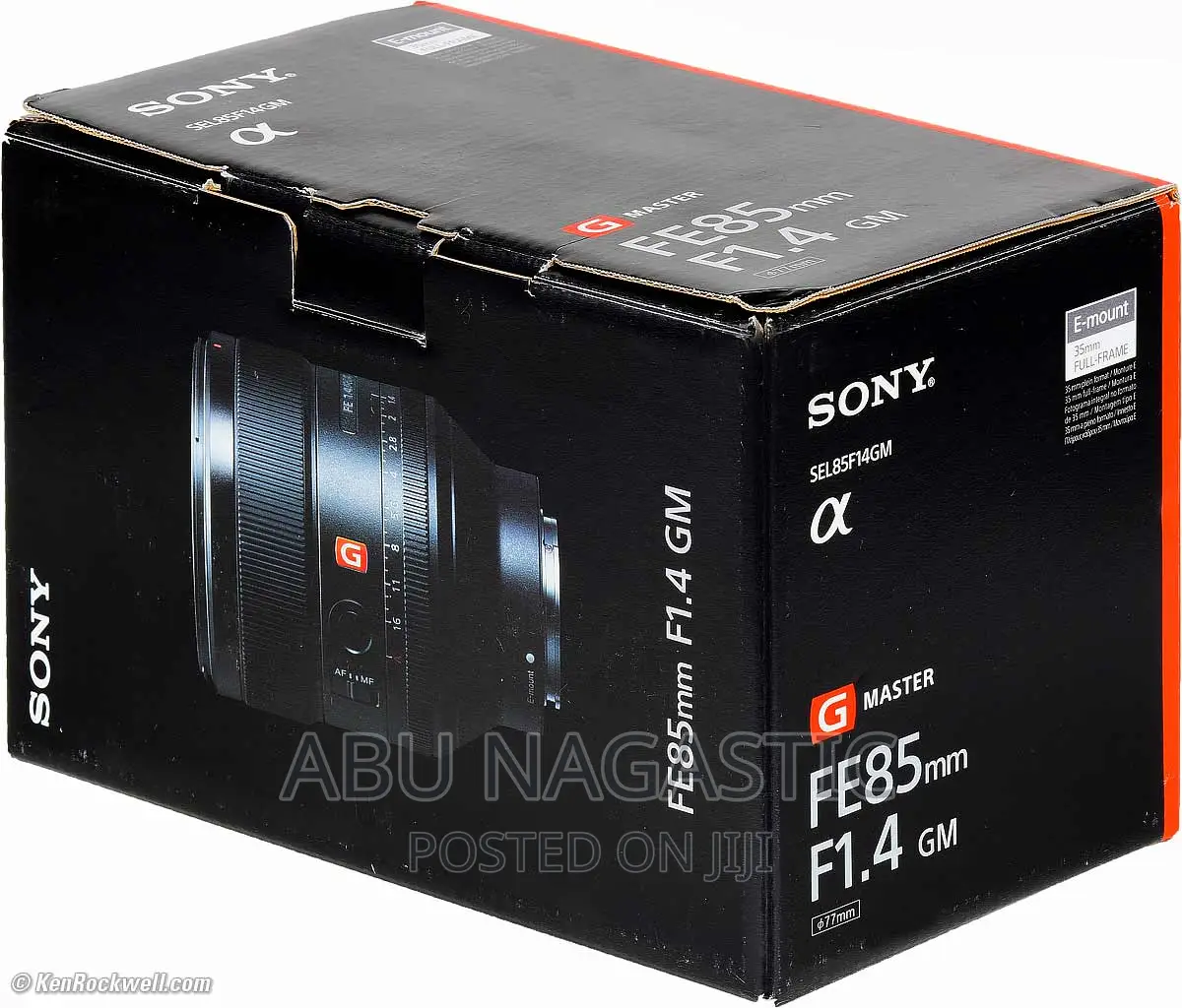 Sony Fe 85mm F/1.4 GM Lens