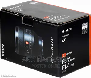 Sony Fe 85mm F/1.4 GM Lens