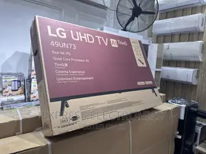 LG UHD Smart 49”UN7340 Glossy Sleek Slim Tv ___.