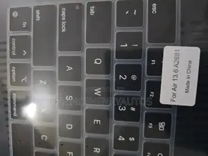 Eoocoo Black Keyboard Cover for Macbook Air 13.6 A2681